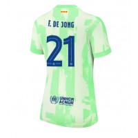 Barcelona Frenkie de Jong #21 3rd trikot Frauen 2024-25 Kurzarm